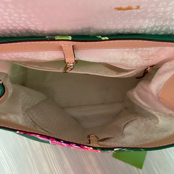 Kate Spade ♠️ Floral Green Backpack 🎒 - Picture 9 of 9
